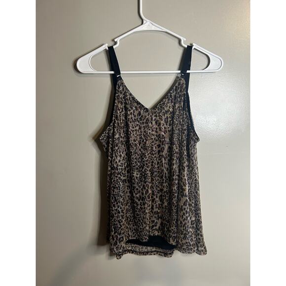 Torrid Leopard Lurex Swing Cami - Picture 2 of 4